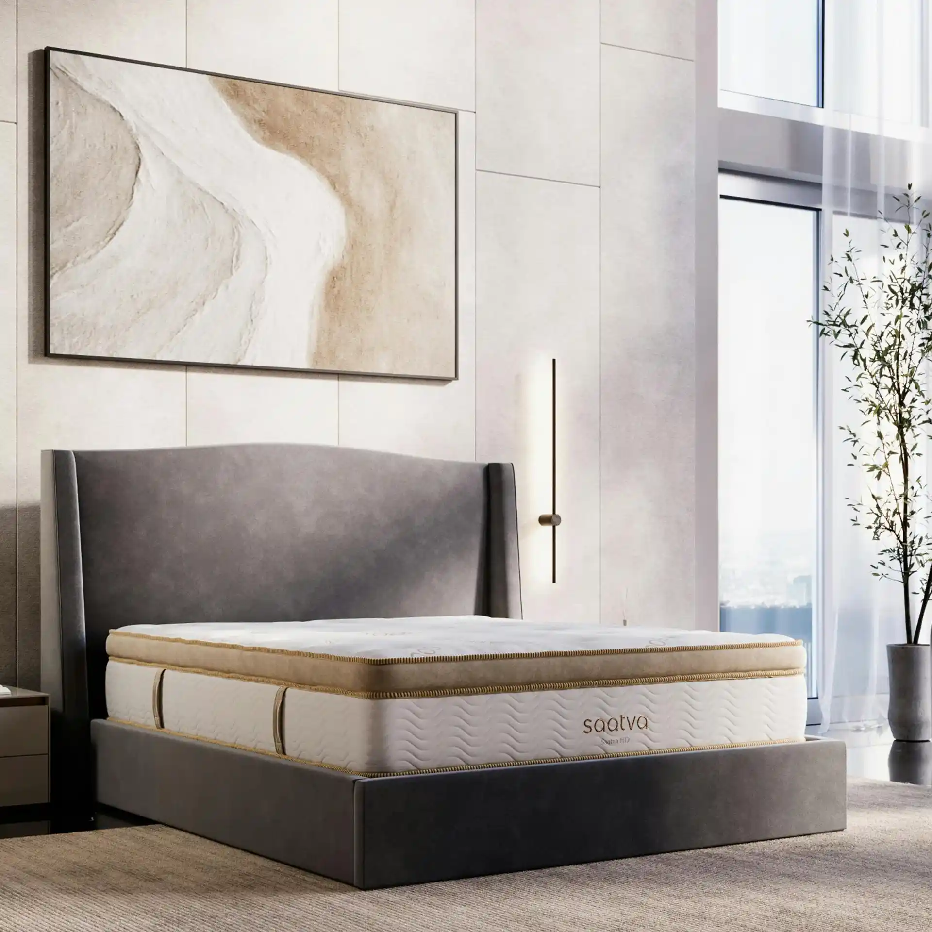 Zenhaven® natural latex mattress providing responsive and personalized sleep comfort
