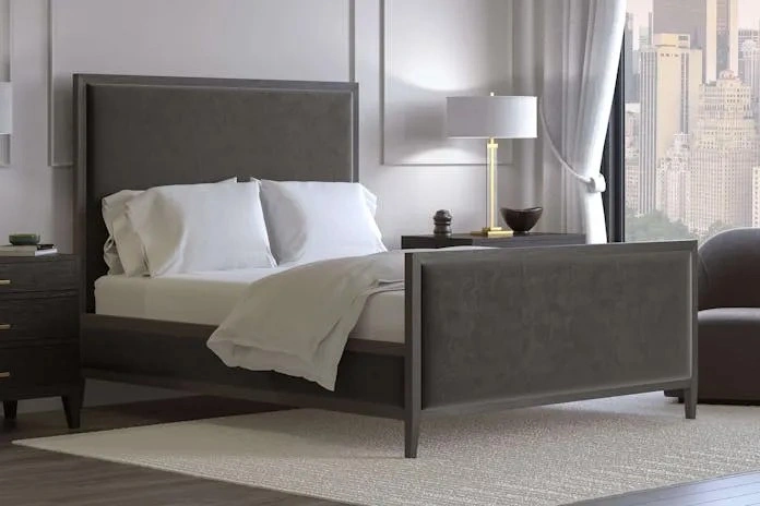 Relaxing bedroom lifestyle featuring the Zenhaven® natural latex mattress